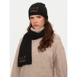 Снимка на Комплект шал и шапка EA7 Emporio Armani 282000 4F200 00020 Черен