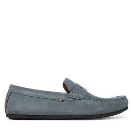 Снимка на Мокасини Tommy Hilfiger Casual Hilfiger Suede Driver FM0FM04998 Сив
