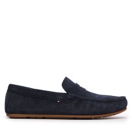 Снимка на Мокасини Tommy Hilfiger Casual Hilfiger Suede Driver FM0FM04998 Тъмносин