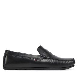 Снимка на Мокасини Tommy Hilfiger Corpoarte Hilfiger Lth Driver FM0FM04810 Черен