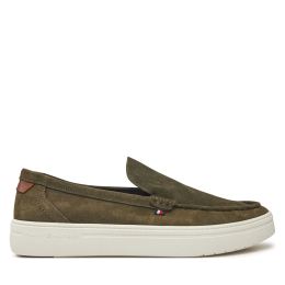 Снимка на Мокасини Tommy Hilfiger FM0FM05354 Зелен