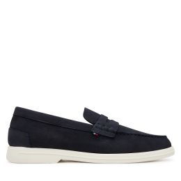 Снимка на Мокасини Tommy Hilfiger Nubuck P Loafer FM0FM05350 Тъмносин
