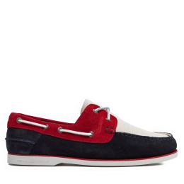 Снимка на Мокасини Tommy Hilfiger Th Boat Shoe Core Rwb Suede FM0FM04630 Тъмносин