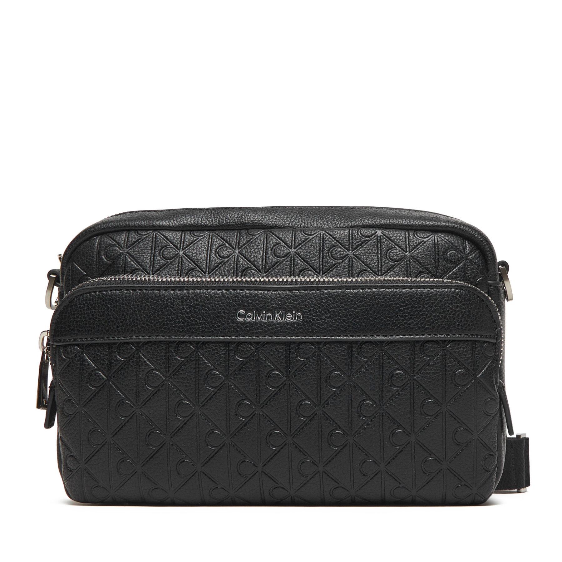 Снимка на Мъжка чантичка Calvin Klein Emblem Emboss Camera Bag LV04D3203G Черен