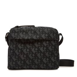 Снимка на Мъжка чантичка Calvin Klein Slouched Monogram Mini Zip Fligh LV04G3175G Черен