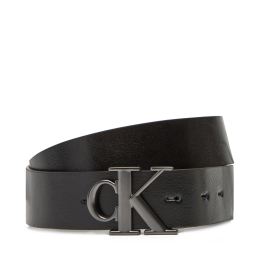 Снимка на Мъжки колан Calvin Klein Jeans Monogram Plaque Buckle 35Mm Adj/Rev LV04G7033G Черен
