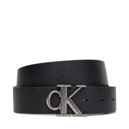Снимка на Мъжки колан Calvin Klein Monogram Buckle 35Mm Adj/Rev LV04D7017G Черен