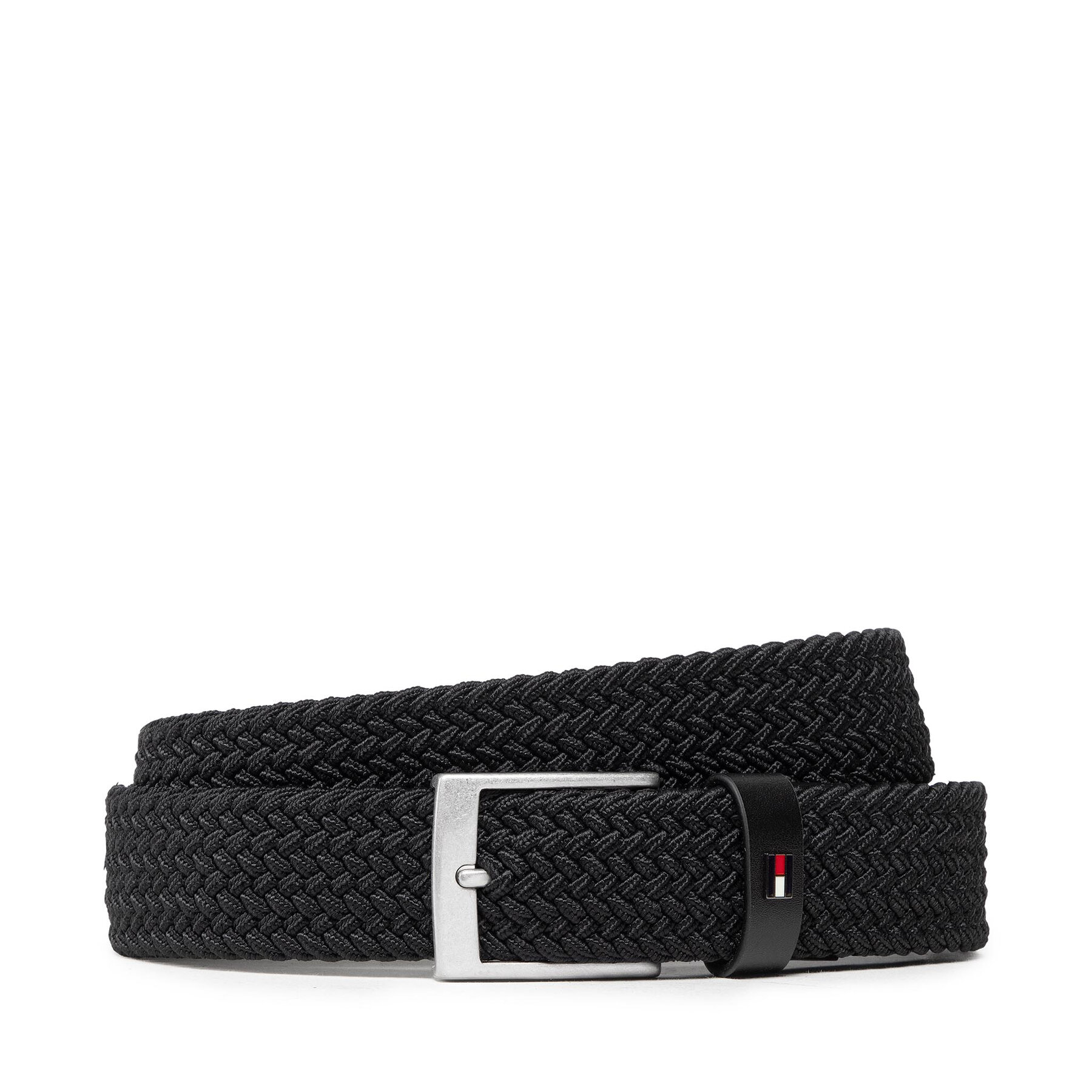 Снимка на Мъжки колан Tommy Hilfiger Adan Elastic 3.5 AM0AM09406 Черен