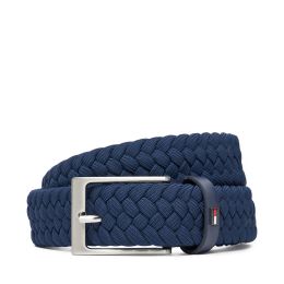 Снимка на Мъжки колан Tommy Hilfiger Layton Elastic AM0AM13570 Син