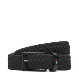 Снимка на Мъжки колан Tommy Hilfiger Layton Elastic AM0AM13570 Черен