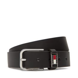 Снимка на Мъжки колан Tommy Jeans Tjm Scanton 3.5 AM0AM13414 Черен