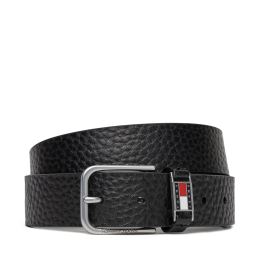 Снимка на Мъжки колан Tommy Jeans Tjm Scanton Texture 3.5 AM0AM13417 Черен