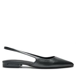Снимка на Сандали Calvin Klein Flat Slingback Pump Pearl HW0HW02120 Черен