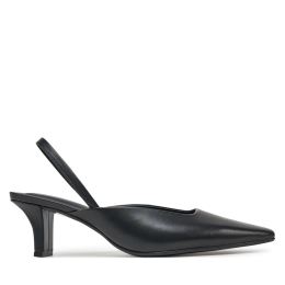 Снимка на Сандали Calvin Klein Heel Mule Pump 50 - Lth HW0HW02551 Черен