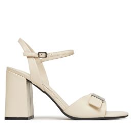 Снимка на Сандали Calvin Klein Heel Sandal 85 W/Ck Hw - Lth HW0HW02485 Екрю
