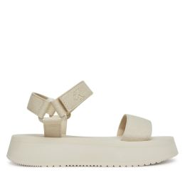 Снимка на Сандали Calvin Klein Jeans Sandal Velcro Webbing Mg YW0YW01693 Екрю