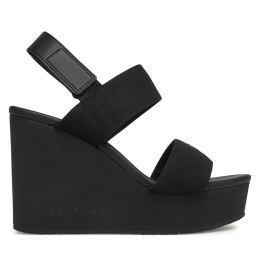 Снимка на Сандали Calvin Klein Jeans Wedge Sandal Webbing In YW0YW01790 Черен