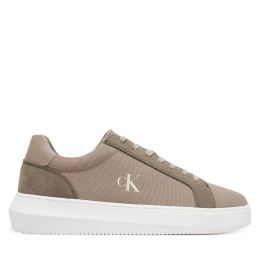Снимка на Сникърси Calvin Klein Jeans Chunky Cupsole Mg Canvas YM0YM01219 Кафяв
