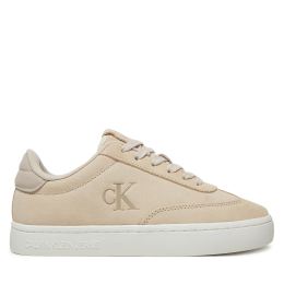 Снимка на Сникърси Calvin Klein Jeans Classic Cupsole Laceup Wt Wm YW0YW01833 Екрю