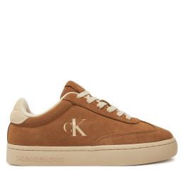 Снимка на Сникърси Calvin Klein Jeans Classic Cupsole Laceup Wt Wm YW0YW01833 Кафяв