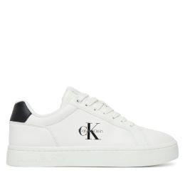 Снимка на Сникърси Calvin Klein Jeans Classic Cupsole Mono Lth Wn YW0YW01902 Бял