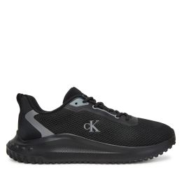 Снимка на Сникърси Calvin Klein Jeans Eva Runner L-Up Mix Mesh Logo Ck YW0YW01851 Черен