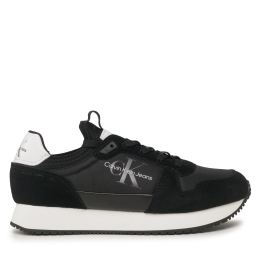 Снимка на Сникърси Calvin Klein Jeans Retro Runner Laceup Refl YM0YM00742 Черен