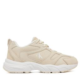 Снимка на Сникърси Calvin Klein Jeans Retro Tennis Low Mg Mix Media Wn YW0YW01639 Екрю