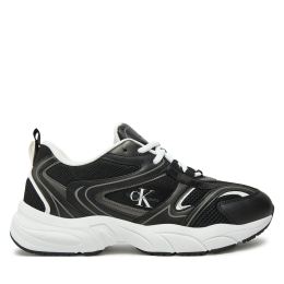 Снимка на Сникърси Calvin Klein Jeans Retro Tennis Mesh Ml YW0YW01807 Черен