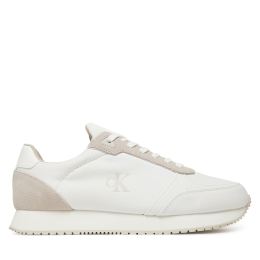 Снимка на Сникърси Calvin Klein Jeans Runner Sock Laceup Mg Canvas YM0YM01217 Бял