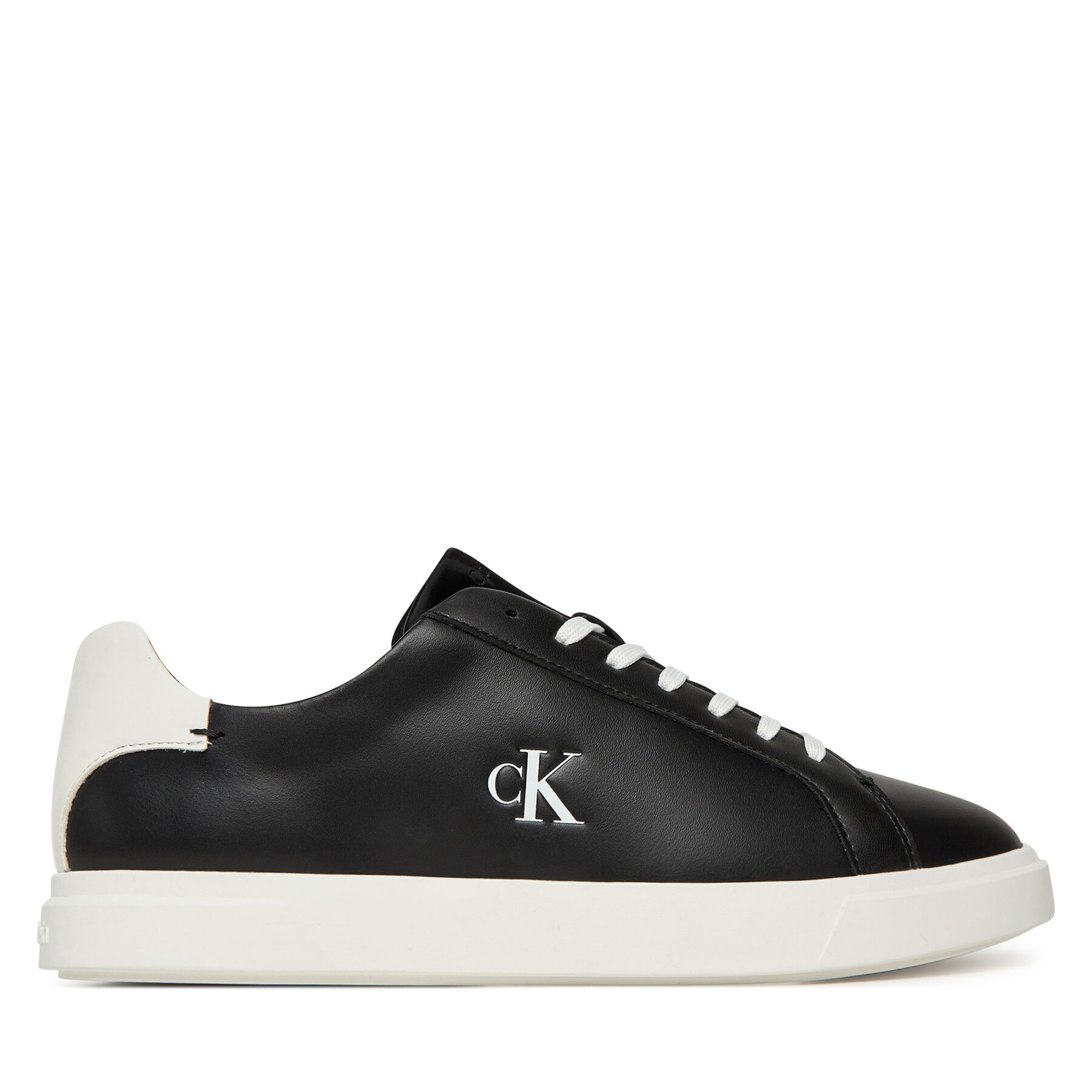 Снимка на Сникърси Calvin Klein Low Pro Cups Lth Mg HW0HW02823 Черен