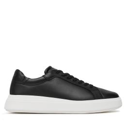 Снимка на Сникърси Calvin Klein Low Top Lace Up Lth HM0HM01016 Черен