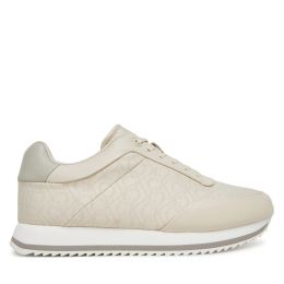 Снимка на Сникърси Calvin Klein Runner Lace Up - Jacq HW0HW02413 Екрю