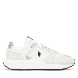 Снимка на Сникърси Polo Ralph Lauren Train 89 V2 Suede-Paneled Sneaker 809973974001 Бял