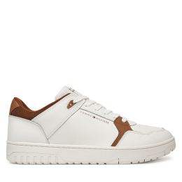 Снимка на Сникърси Tommy Hilfiger Basket Core Lite Lth Mix FM0FM05518 Екрю
