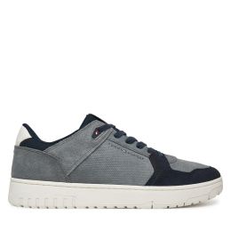 Снимка на Сникърси Tommy Hilfiger Basket Core Lite Suede FM0FM05519 Сив