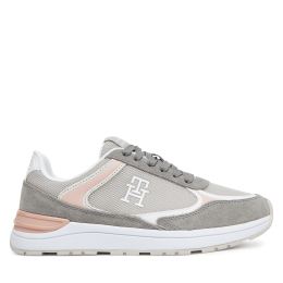 Снимка на Сникърси Tommy Hilfiger Casual Fashion Runner Mix FW0FW08324 Сив