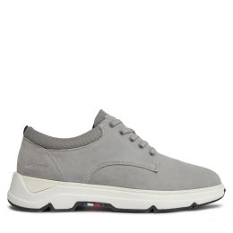 Снимка на Сникърси Tommy Hilfiger Casual Hilfiger Hybrid Suede FM0FM04996 Сребрист