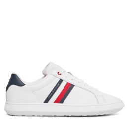 Снимка на Сникърси Tommy Hilfiger Essential Leather Cupsole FM0FM04921 Бял