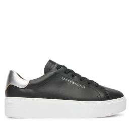 Снимка на Сникърси Tommy Hilfiger Essential Platform Court Sneaker FW0FW08756 Черен