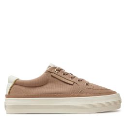 Снимка на Сникърси Tommy Hilfiger Essential Vulc Textile Sneaker FW0FW08323 Бежов