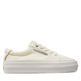 Снимка на Сникърси Tommy Hilfiger Essential Vulc Textile Sneaker FW0FW08323 Екрю