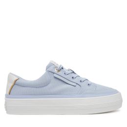Снимка на Сникърси Tommy Hilfiger Essential Vulc Textile Sneaker FW0FW08323 Светлосиньо