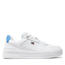 Снимка на Сникърси Tommy Hilfiger Flag Basket Sneaker FW0FW08081 Бял