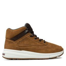 Снимка на Сникърси Tommy Hilfiger Hilfiger Warm Nubuck Hybrid B FM0FM05189 Кафяв