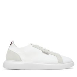 Снимка на Сникърси Tommy Hilfiger Light Cupsole Knit Seasonal FM0FM05403 Бял