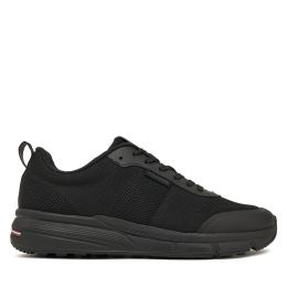 Снимка на Сникърси Tommy Hilfiger Lightweight Modern Knit Runner FM0FM05326 Черен