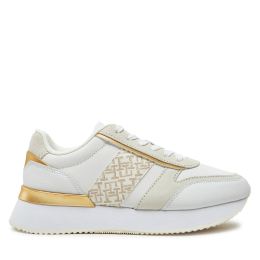 Снимка на Сникърси Tommy Hilfiger Lux Monogram Runner FW0FW08387 Бял