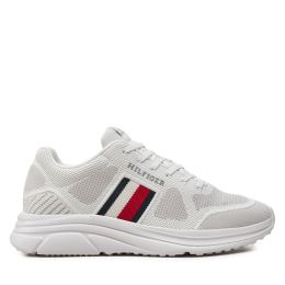 Снимка на Сникърси Tommy Hilfiger Modern Runner Knit Evo Ess FM0FM05245 Бял
