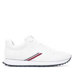 Снимка на Сникърси Tommy Hilfiger New Runner Eva Corpo Knit FM0FM05648 Бял